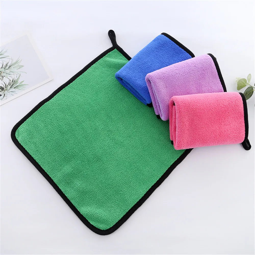 30/40/60CM Car Washing Towels Green Auto Cleaning Towel Microfiber Cleaning Paint Care Cloth Detailing Sponge Car Accessories