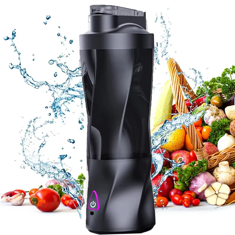 New Portable Electric Juicer Blender 700ML Household 6000mAh USB-Charged Milkshake Home Waterproof Blender Juice Bottle Juicers