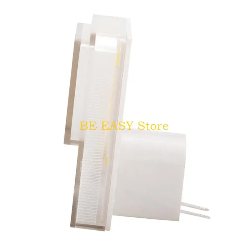 E28F Compact VU Meter Yellow Backlight High Accuracy Power Amplifier Meter Audio Level Meter DB Level Header Durable for DIY