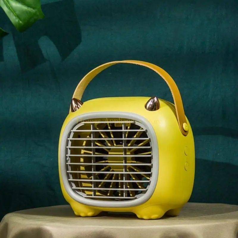 D0AB USB مروحة محمولة محمولة مكيف الهواء المحمول صغير USB هواء ، مرطب وسطح مكتب تنقية