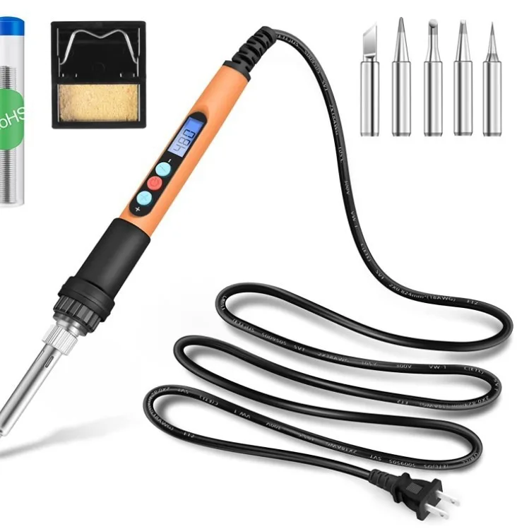 

Electric Soldering Iron 90W Adjustable Constant Temperature Electric Soldering Iron, Digital Display Electric Soldering Iron Set
