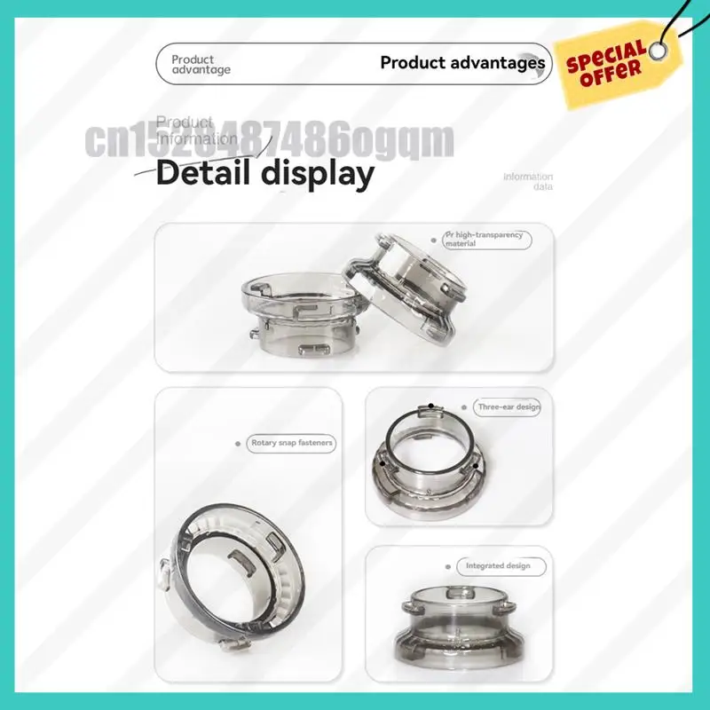 -ABJZ Anel de pó de café para máquinas de café expresso Breville Série 8 Alça de café Anel de pó anti-mosca