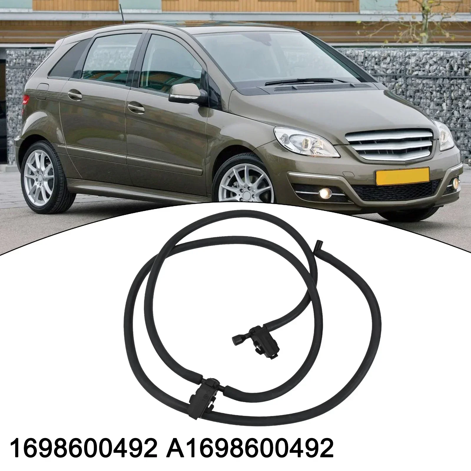 

Hassle Installation Superior Performance Front Washer Jets and Hose For Mercedes W169 W245 20042012 A1698600492