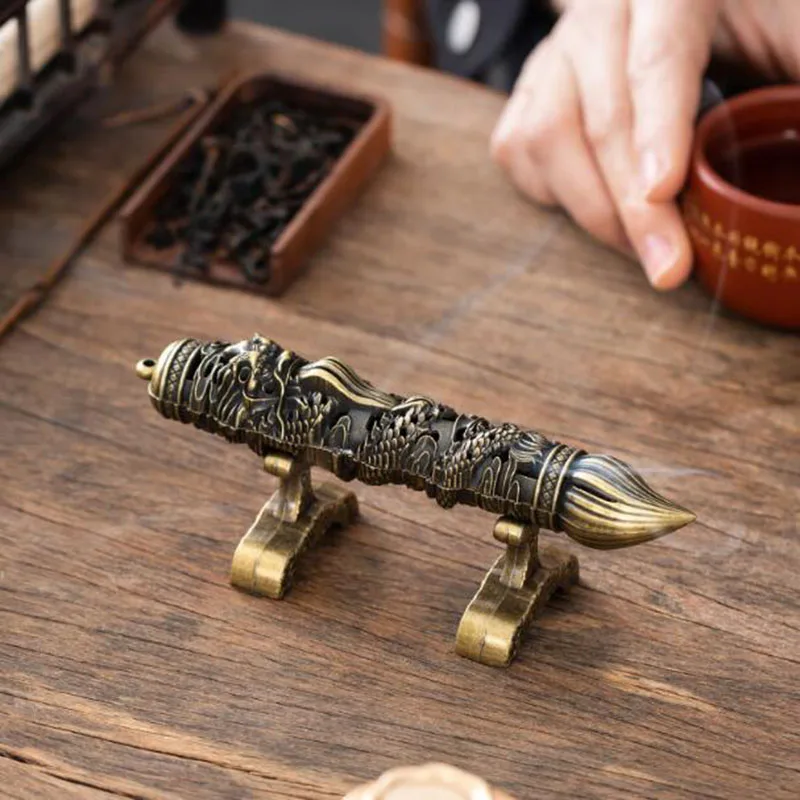 Succeed In An Examination Alloy Aromatherapy Burner Stick Sandalwood Fragrance Censer Indoor Study Room Smell Censer Home Decor