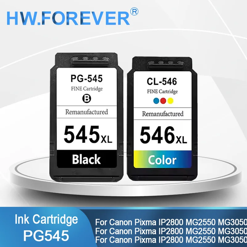 خرطوشة حبر متوافقة PG545 CL546 545XL 546XL لطابعات Canon Pixma IP2800 MG2550 MG3050 MX495 خرطوشة حبر #1