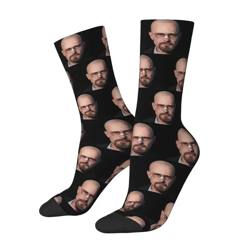 

Y2K Fashion Breaking Bad Heisenberg Men Women Warm 3D Print Walter White Football Sports Socks