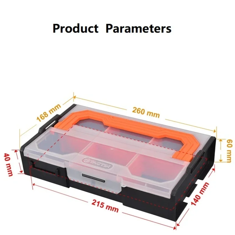 Parts Storage Box Can Be Combined Small Box Plastic Multi-functional Sorting Element Accessories Screw Tool Box