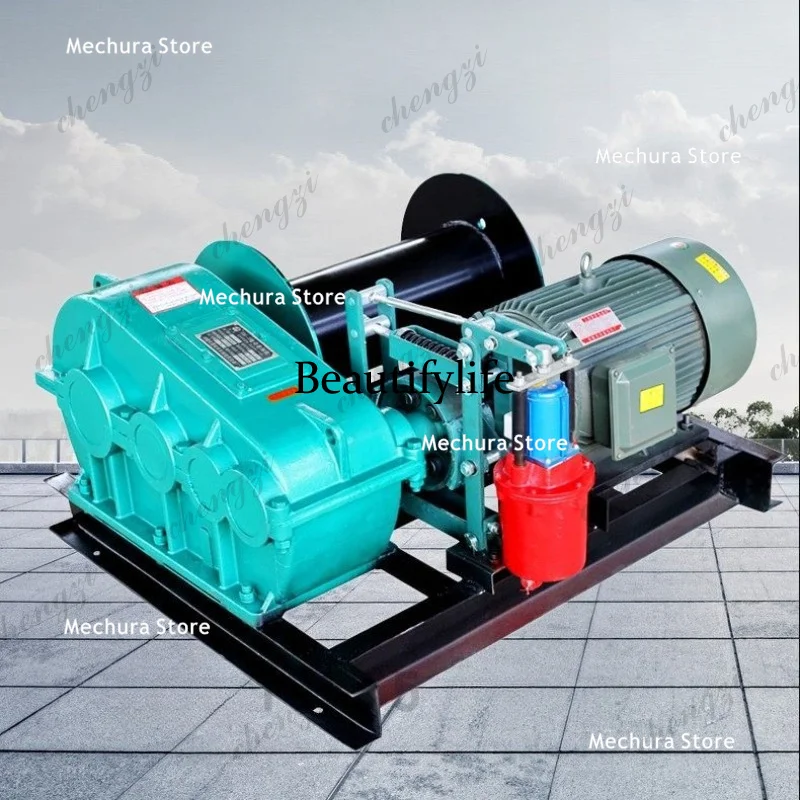 A81 Multifunctional Hydraulic Construction Winch - 380V Heavy Duty Electric Hoist with 1-10 Ton Lifting Capacity Lifting Cranes