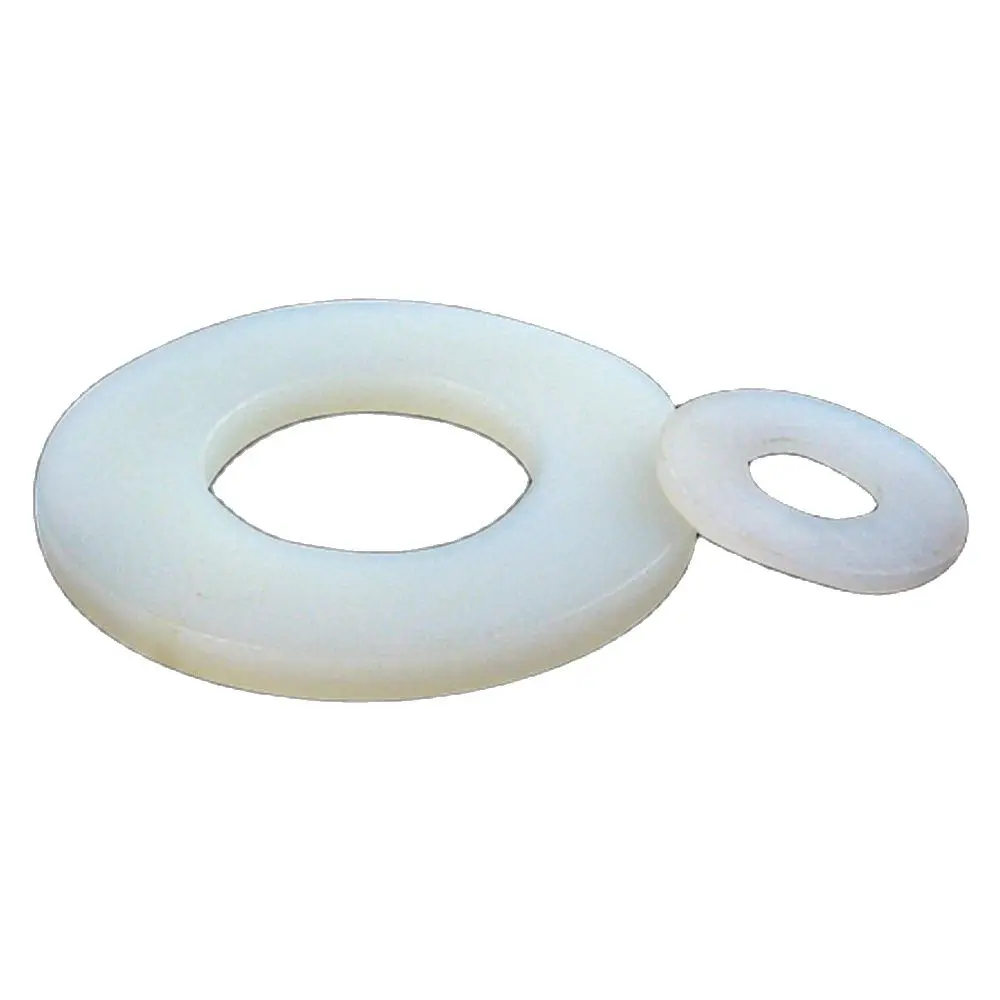 M12*30mm*1.5mm White Plastic Nylon Harden Insulation Large Flat Washer 200pcs/Bag