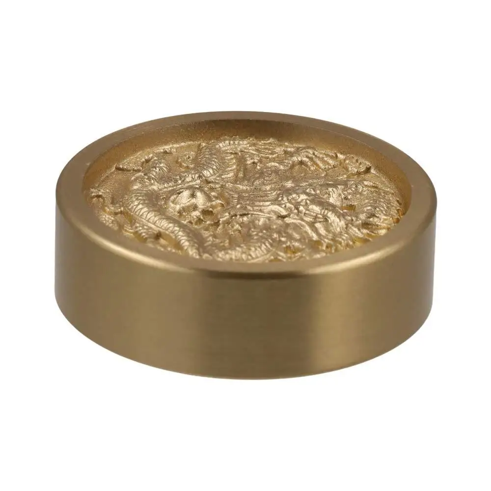 

Portable Solid Brass Paperweight Brass BaGua Chinese Calligraphy Tool Dragon Decoration Calligraphy Supplies Calligraphy