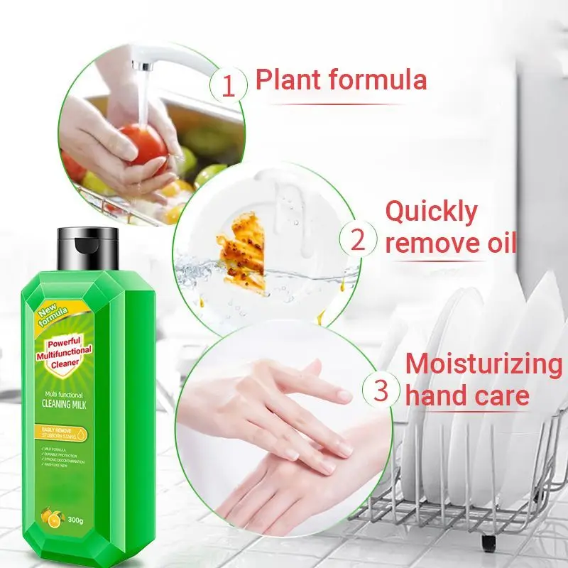 Powerful Kitchen Cleaner One Second Cleaning Effectively Remove Kitchen Stains Sports Shoe Whitening Powder All-Purpose Cleaning