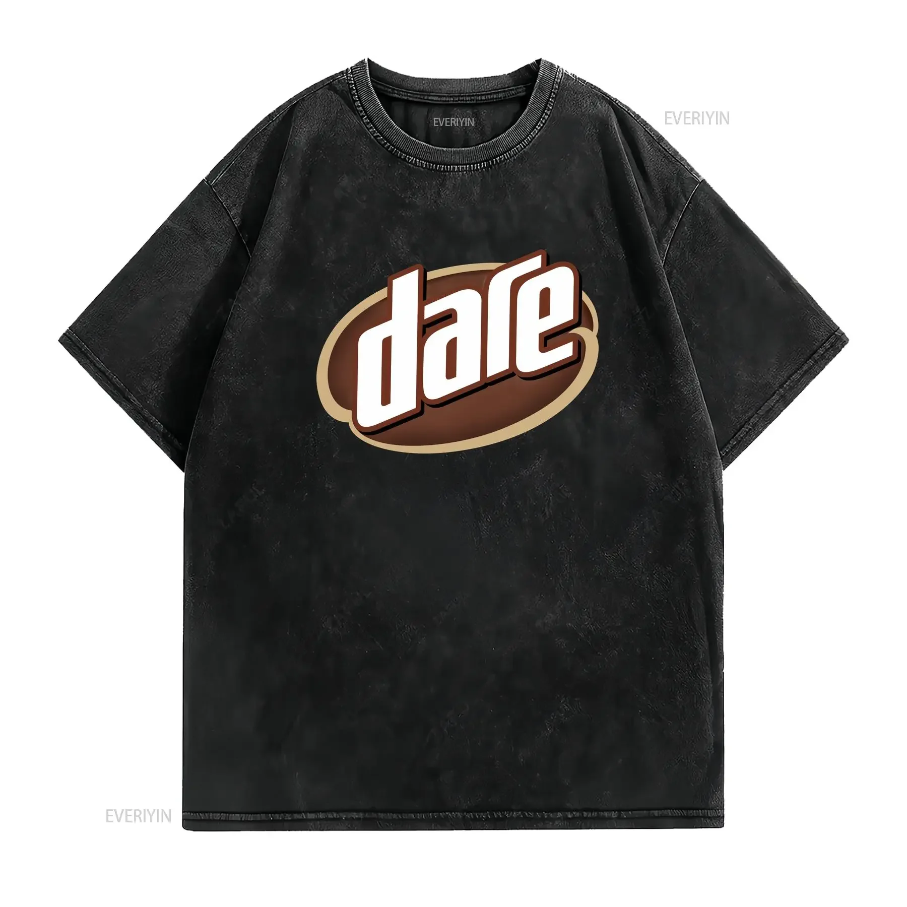 MOST POPULAR Dare Iced Coffee Logo Funny Drink Humor Active T Shirt vintage Washed Unisex Versatile Slightly