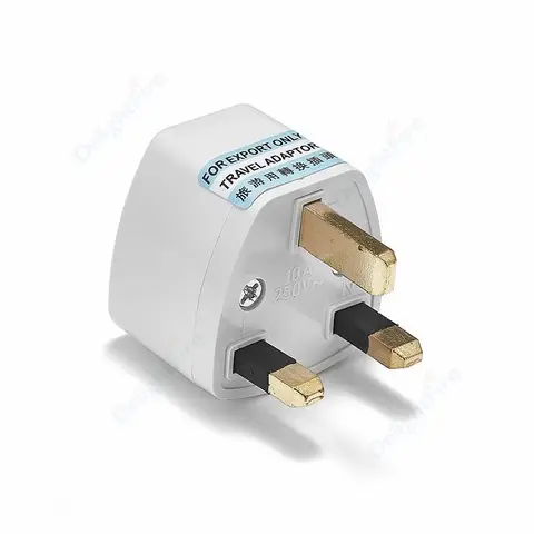 Universell UK-kontaktadapter US EU AU till UK-strömadapter Eluttag Strömuttagsomvandlare Elektriska adaptrar 8 best sales Plug UK - №3
