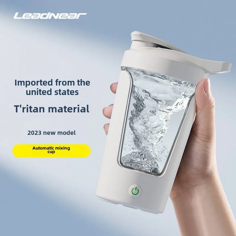 

400ml Electric Shaker Cup Rechargeable Mini Electric Mug Warmer Coffee Cup Shaker Bottle with Lid Portable High-end Coffee Cups