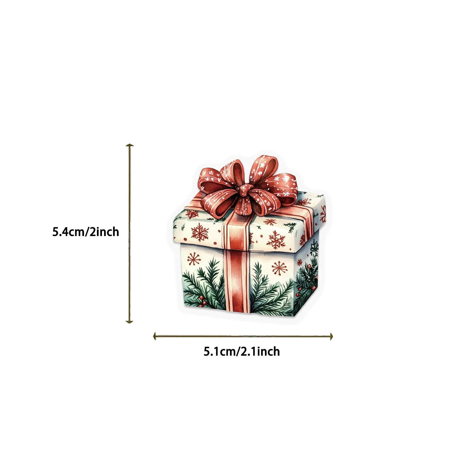 50PCS Cartoon Christmas Graffiti Stickers Creative Decoration Window Children's Party Gift Box Waterproof Mobile Phone Case Gift