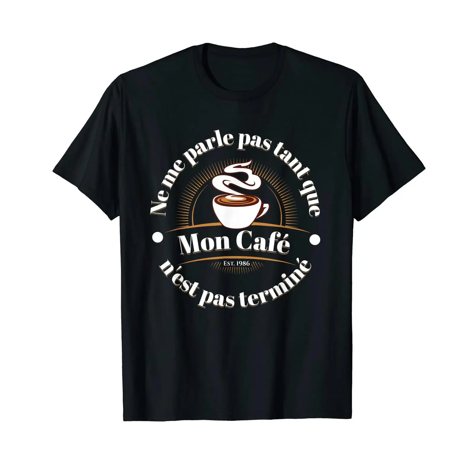 Amateur de Café Humour au boulot Don't Talk to Me T Shirt vintage Washed Stretched fashion designer clothes streetwear