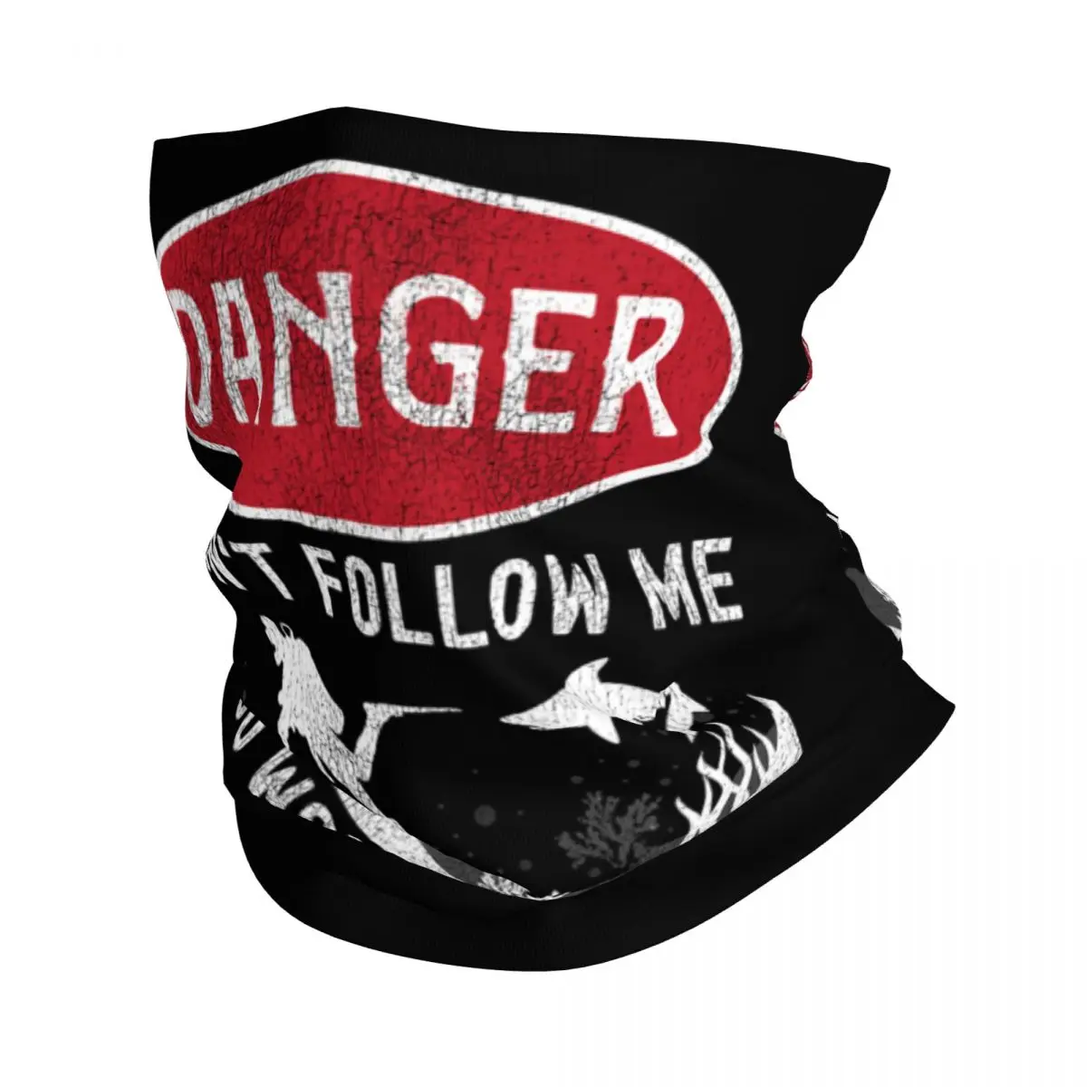 Scuba Dive Diving Danger DonT Follow Me You WonT Make I Bandana Neck Gaiter Balaclavas Face Scarf Headband Sports for Men Women