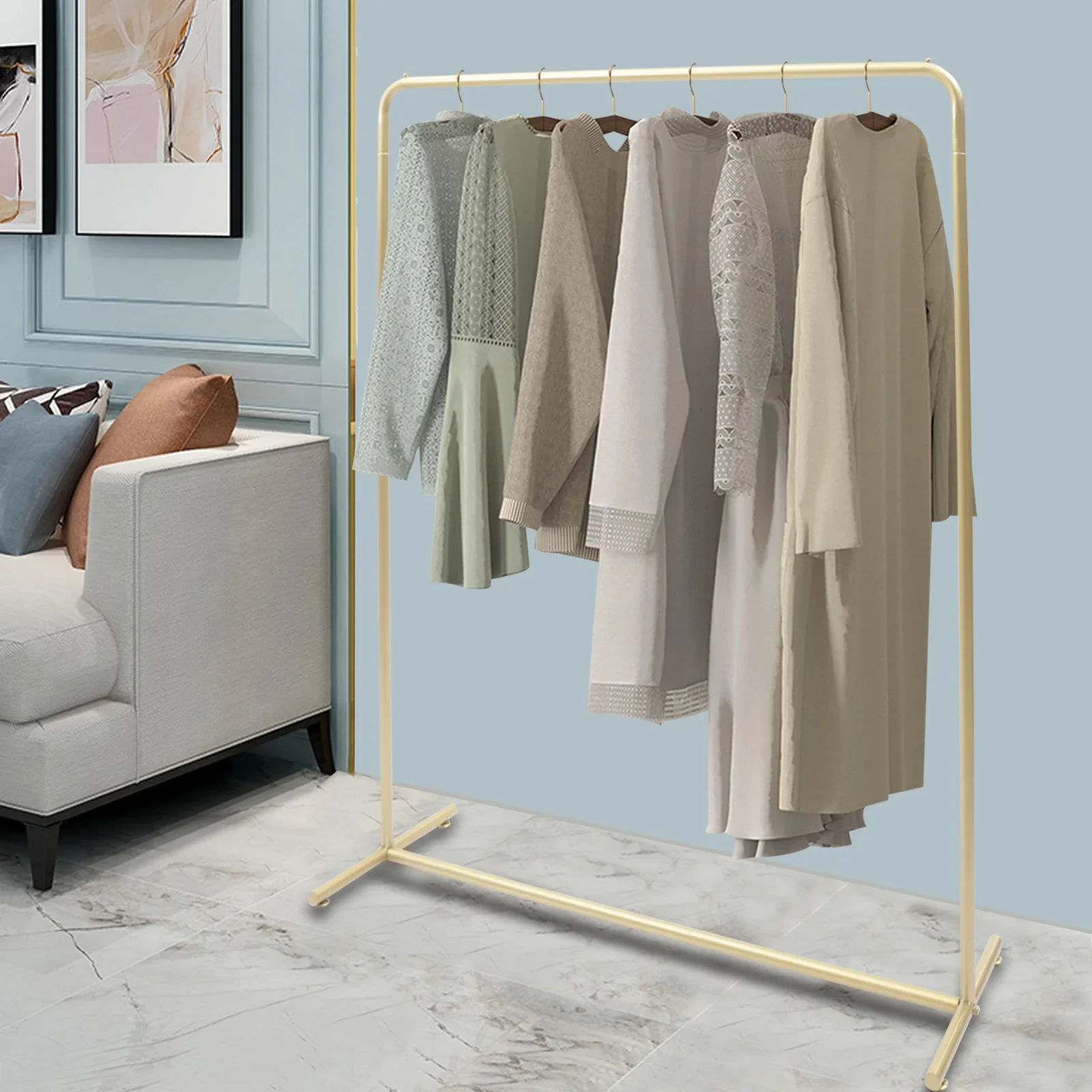 

Вешалка для одежды с высокой стабильностью, вешалка для одежды для организации гардероба — грузоподъемность 66 фунтов, решения для хранения в шкафу