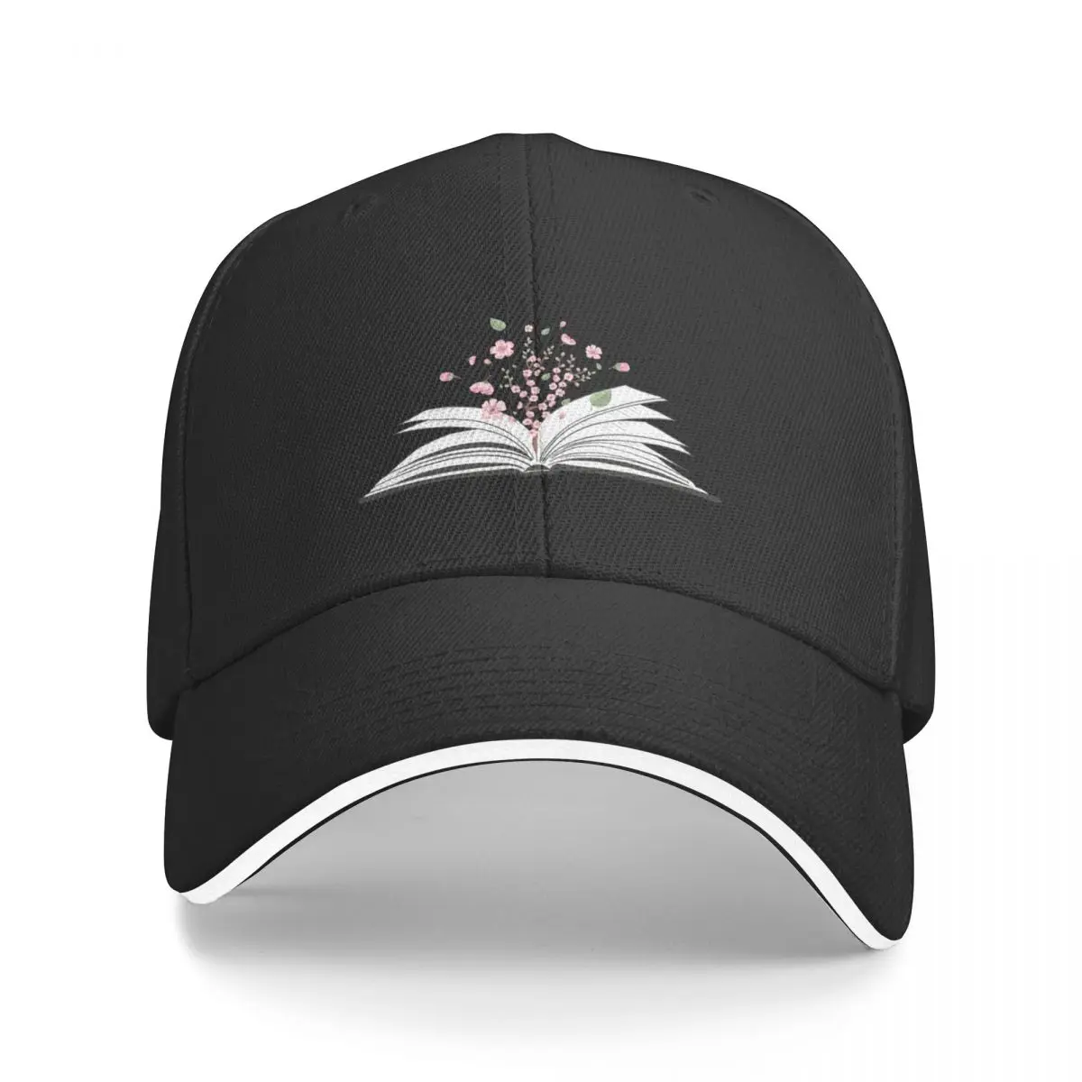 Flowers Growing From Book Baseball Cap fishing hat Dropshipping Men Golf Wear Women's