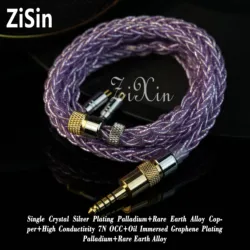 ZiSin 01 8-core in ear upgrade cable with 2.5mm/3.5mm/4.4mm plug 0.78mm 2PIN/MMCX suitable for HOLA/Zero KATO/Aria LAN/Cardenza