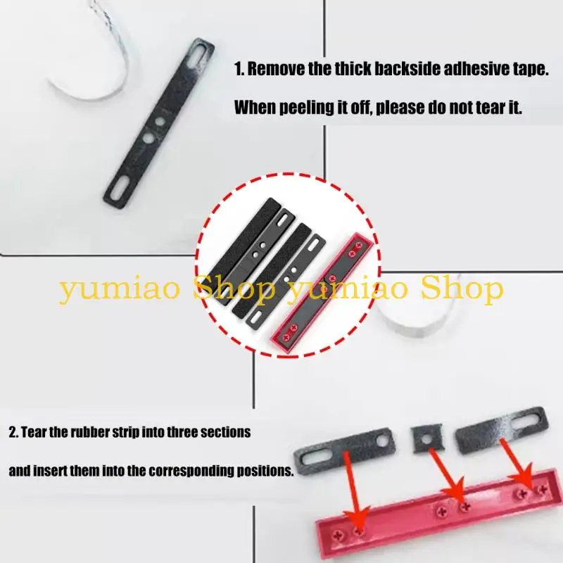 587B Mechanical Keyboards Keycap Sound Reduction PORON Foam Enhances 6.25U Spacebars 4PCS/Set