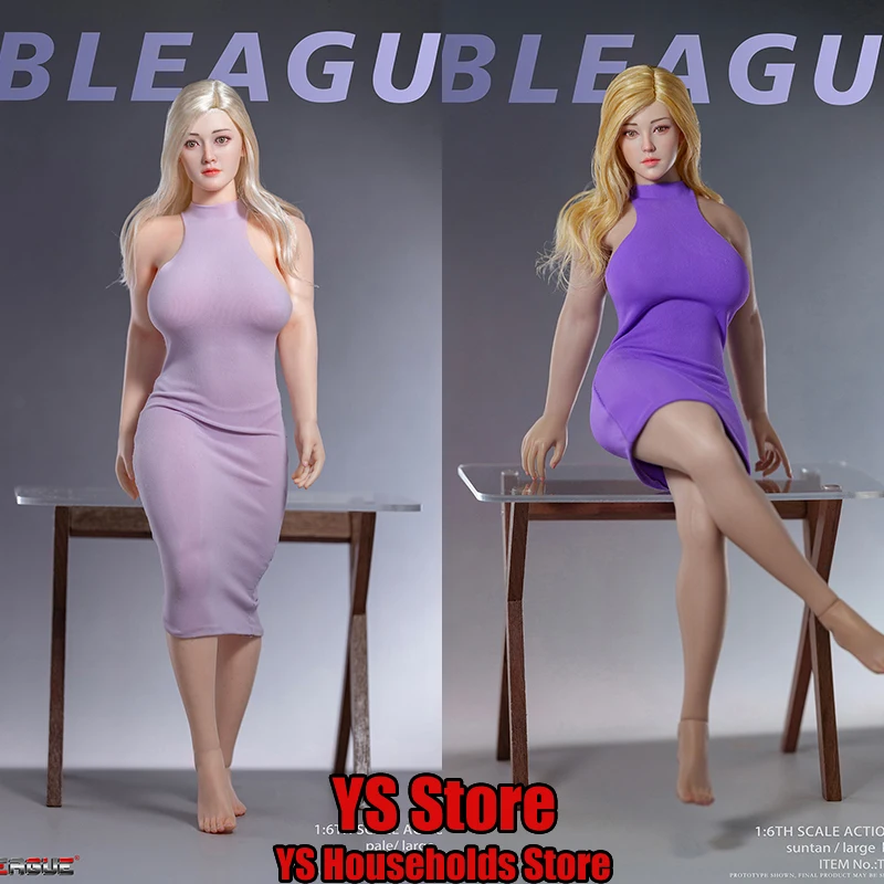 

TBLeague Pale Suntan TB-AD01/2 1/6 Chubby Big Chest Female Soldier Body Model Toys Accessory Super Flexible 12inch Figure Doll