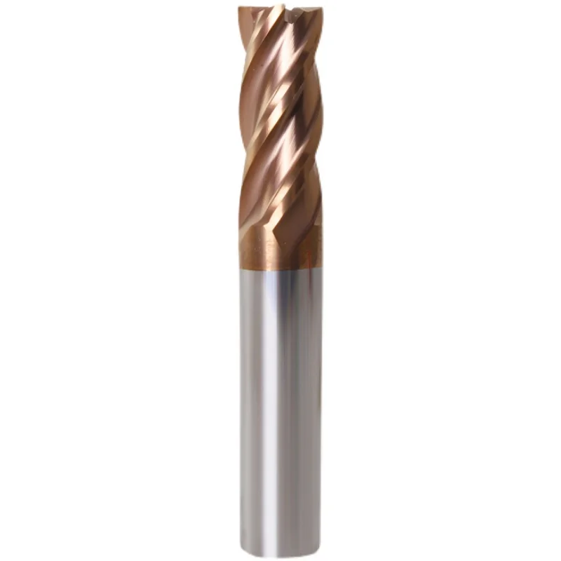 4 Flutes CNC   Carbide End Mill Cutter Custom ODM Altin Coating Milling Tools Bits