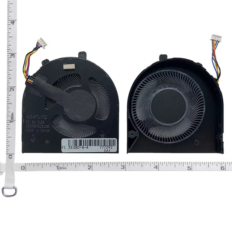 New cpu cooling fan for Lenovo Thinkpad E480 E580 E485 E585 E490 E495 E590 E595 R480 Notebook Cooler Radiator - Image 5