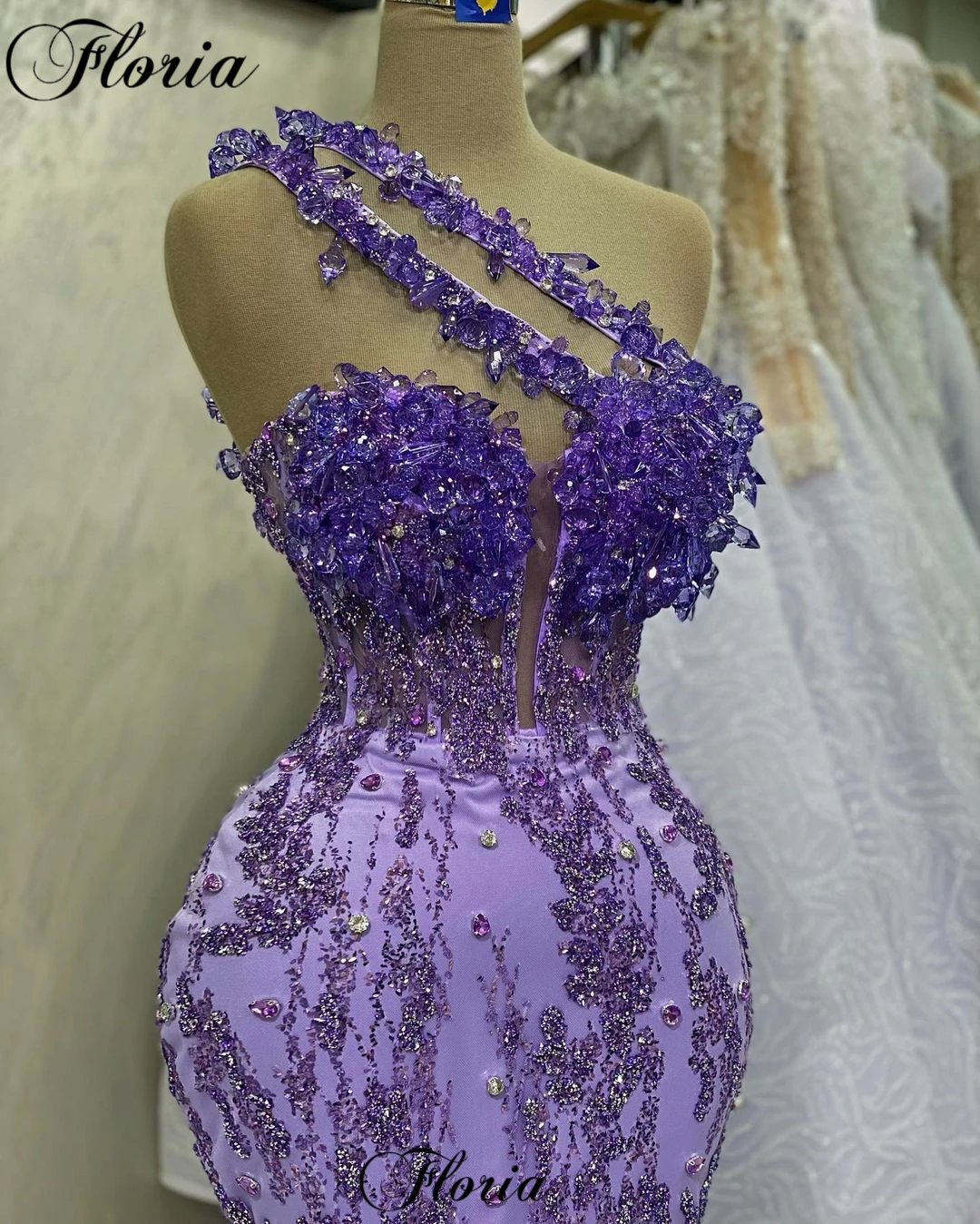 Sexy Purple Prom Dresses With Crystals Mermaid Elegant Special Occasion Dresses Vestidos De Noche Cocktail Dresses For Women