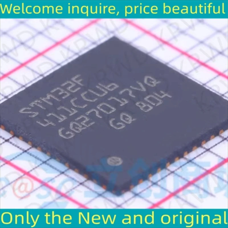 5PCS STM32F411CCU6   New and Original Chip IC  QFN48 STM32F411CCU6TR STM32F411CCU6T STM32F411CCU6