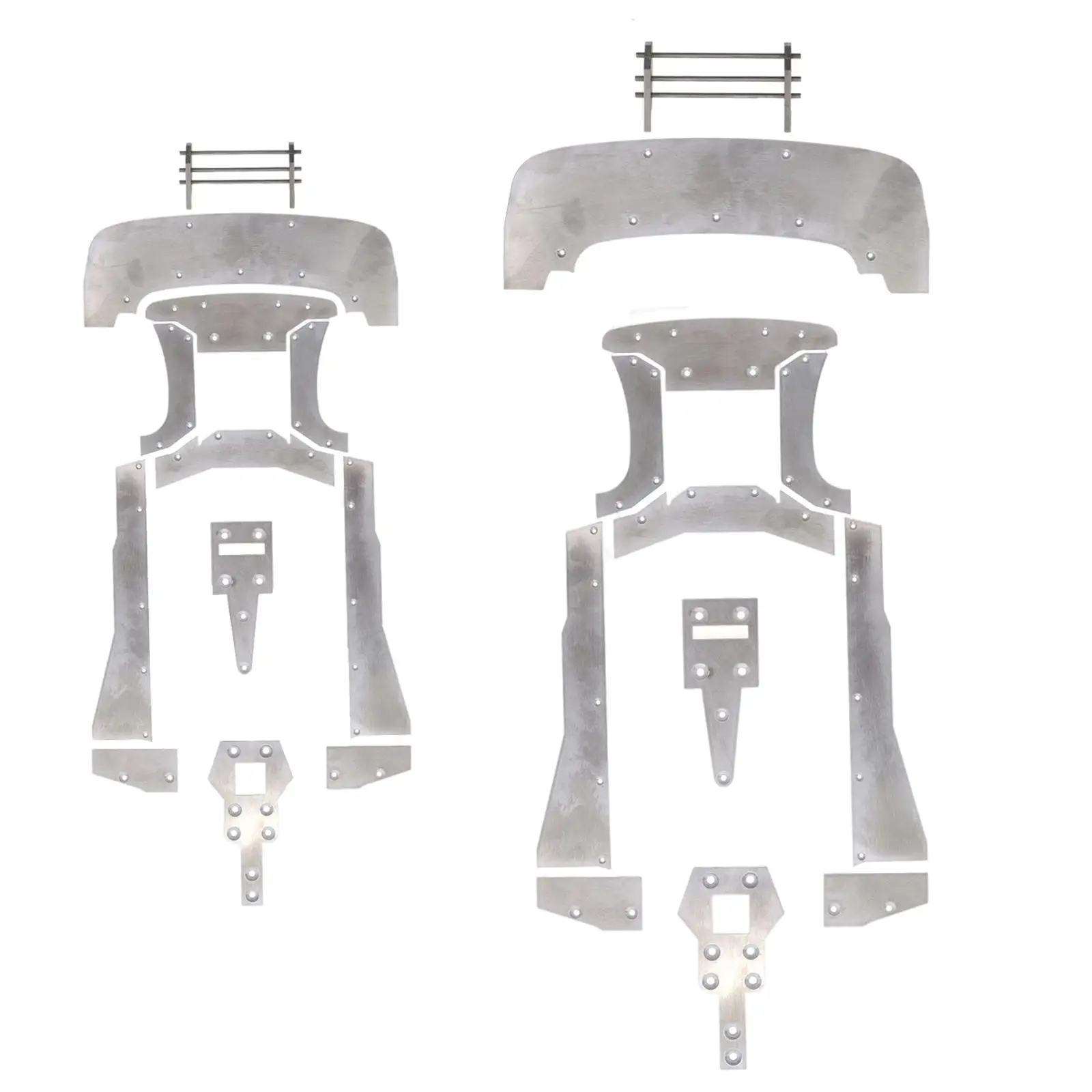 RC Replacement Metal Kit Skid Plate for ARRMA 1/7 Felony Infraction Limitless Crawler Model Trucks Chassis Protector DIY Parts