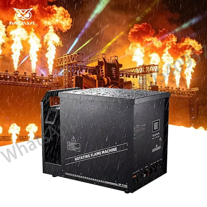 Waterproof Outdoor 380W DMX Moving Head Multi-angle Fire Machine Flame Jet Machine for Stage Concert Show