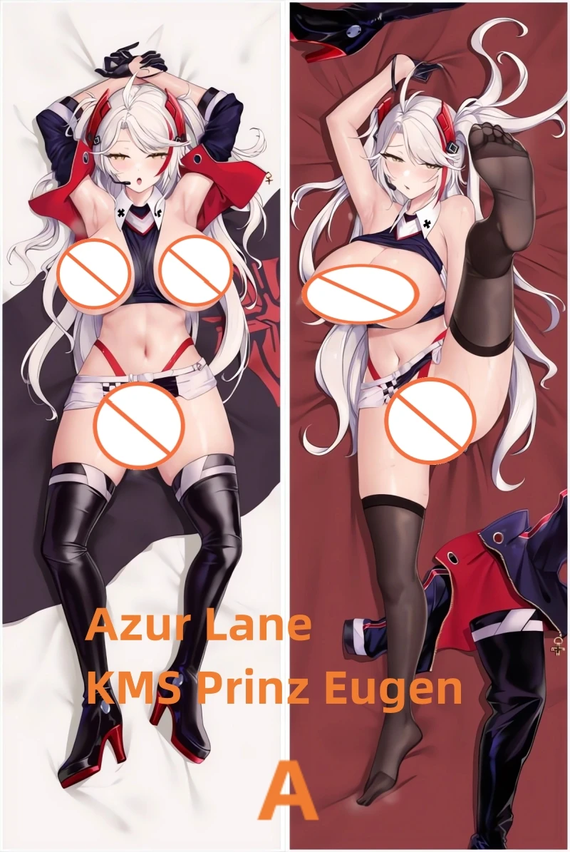 Dakimakura Anime Pillow Case Azur Lane KMS Prinz Eugen Double-sided Print Of Life-size Body Pillowcase Gifts Can be Customized