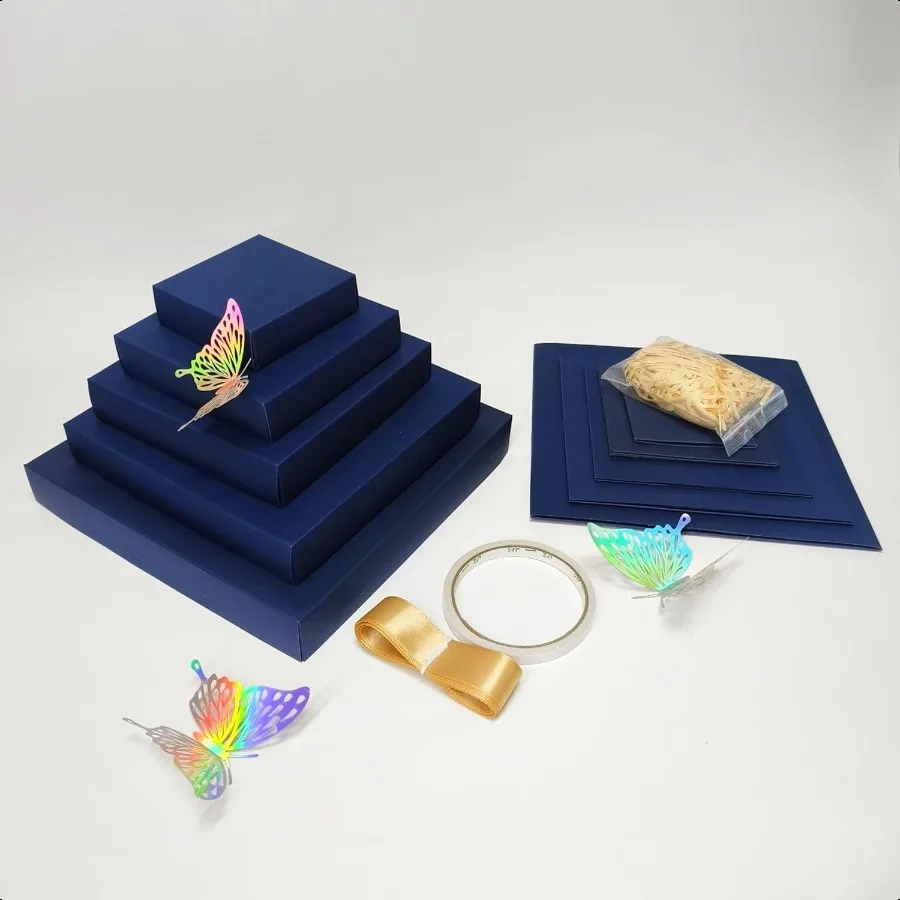 Explosion DIY Explosion Gift Box with FiveStory Main Part Assembled Surprise SnackFiveStory Box for Birthday Gift Anniversary V