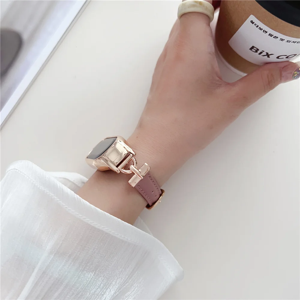 NEW Leather Wristband Strap For 2023 Xiaomi Mi Band 8 Accessories For Xiaomi Smart Wrisband Mi Band Fashion Metal Strap Detach