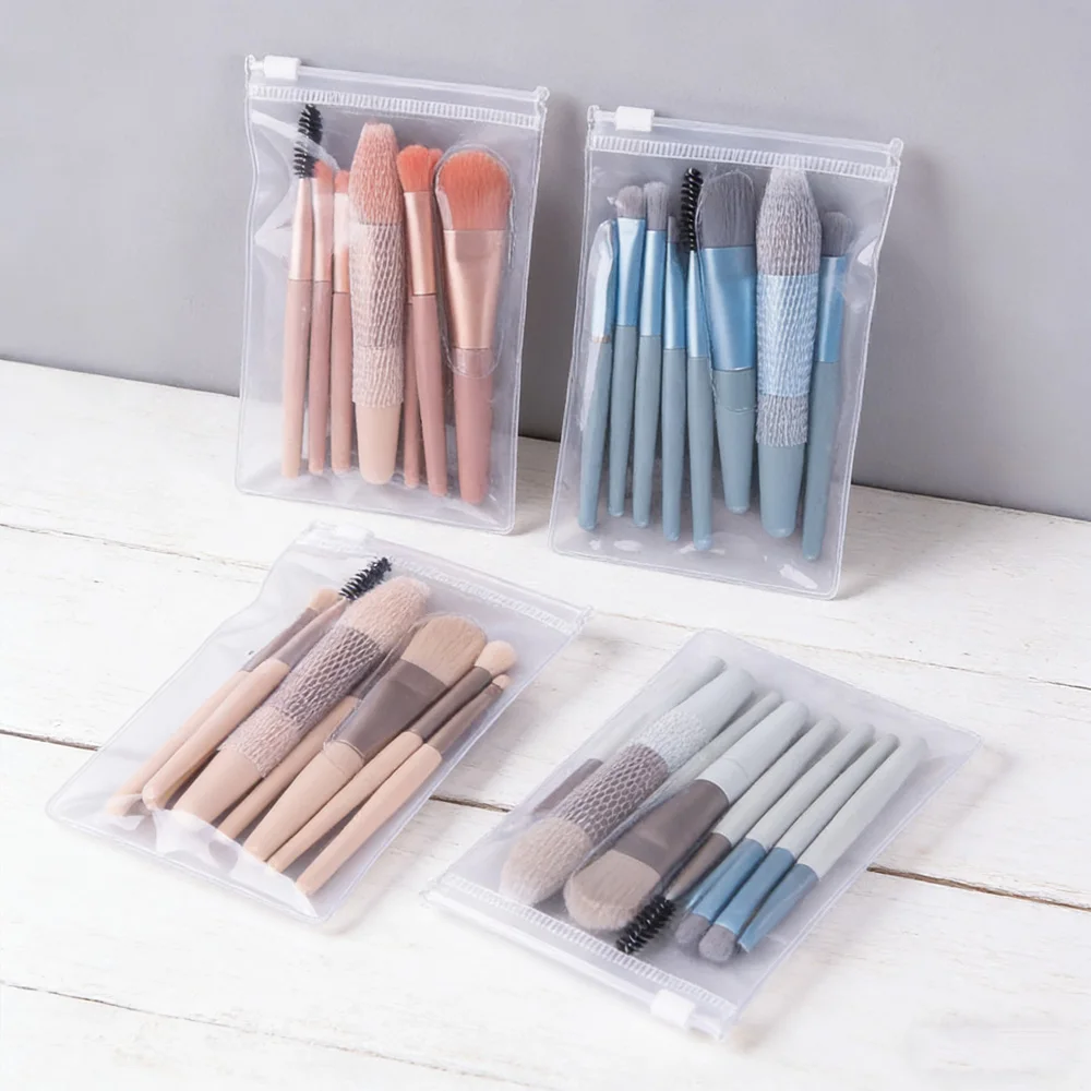 ¡8 pinceles de maquillaje gratis! Bolsa de cosméticos de viaje impermeable - Organizador de artículos de tocador de nailon