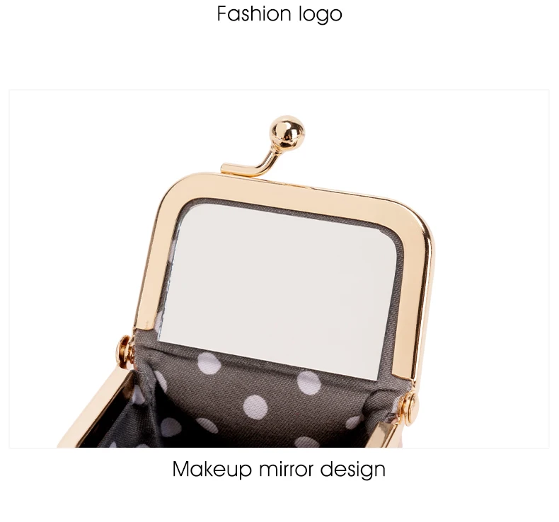 Luxuriöser Mini-Lippenstift-Organizer für Damen, auch geeignet als Schmuck-, Kopfhörer- und Münzbeutel mit eingebautem Spiegel. – Detail 21