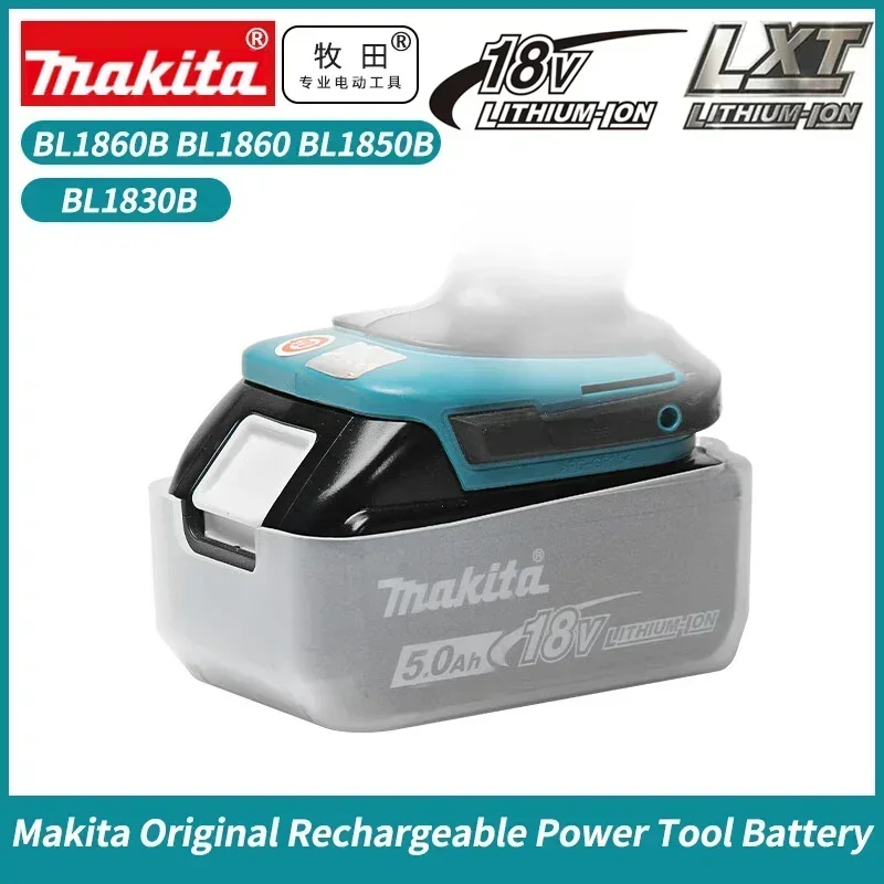 100% Genuine/Original Makita 18v battery bl1850b BL1850 bl1860 bl 1860 bl1830 bl1815 bl1840 LXT400 6.0Ah for makita tools drill