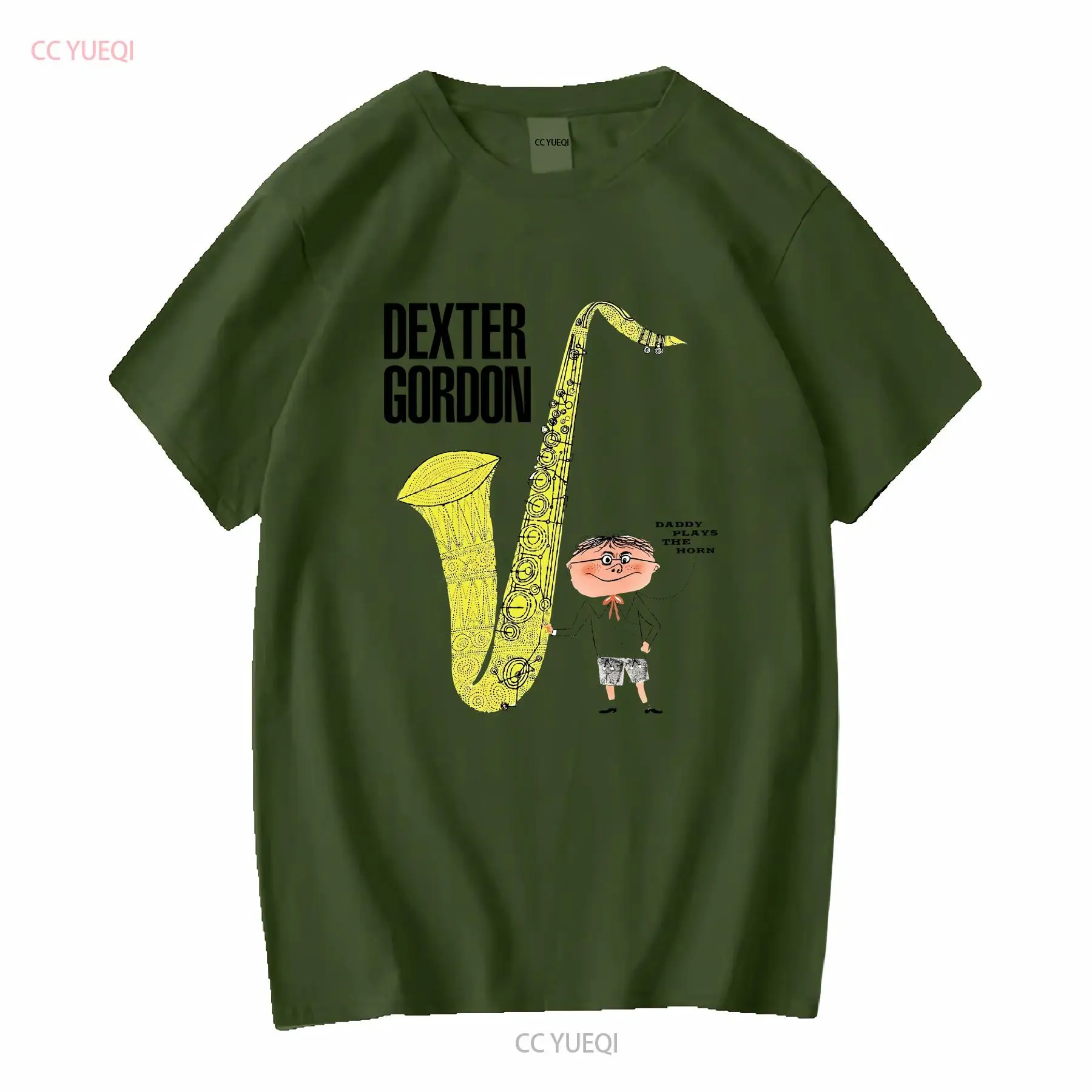 Vintage Dexter Gordon Jazz Daddy Plays The Horn T shirt Size S M L