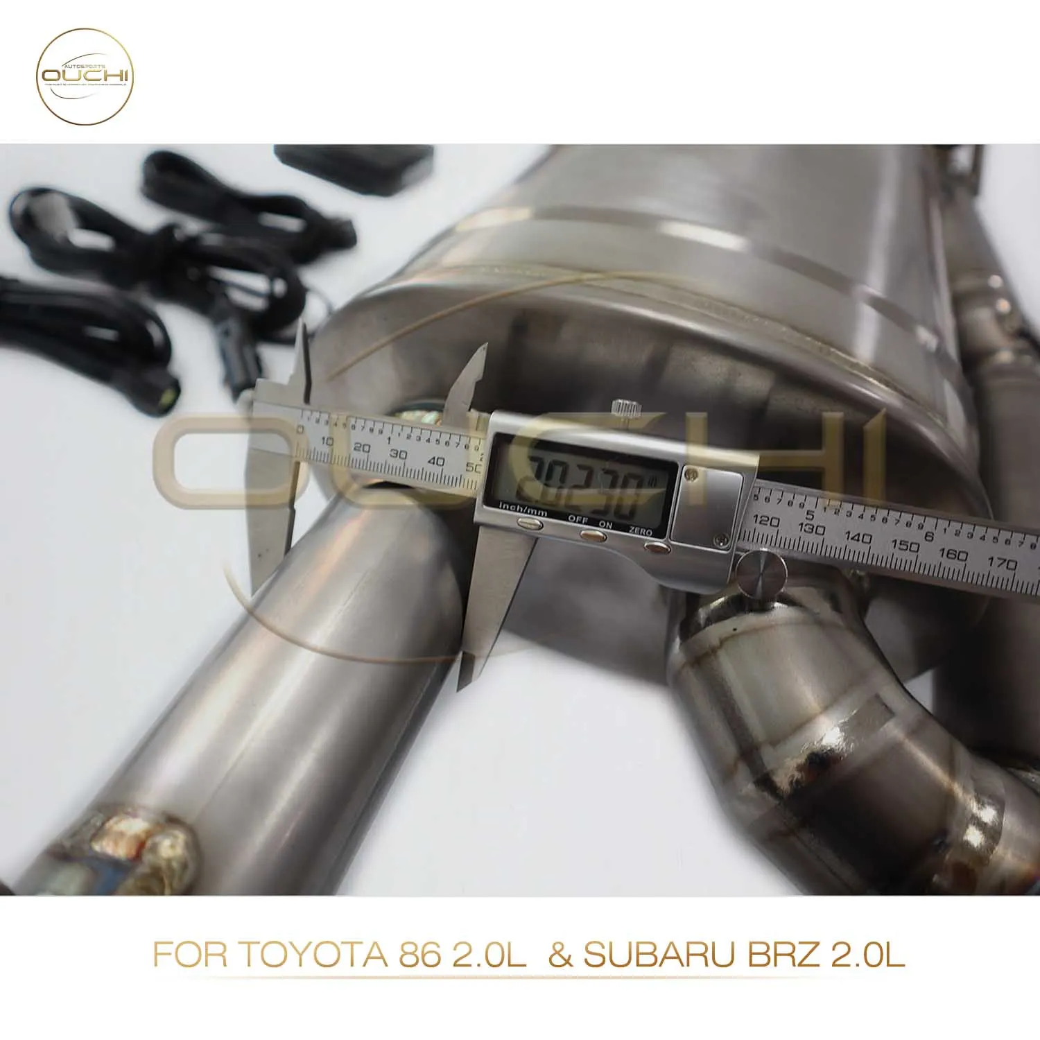 High Performance catback for Toyota 86 2.0L & Subaru BRZ 2.0L OUCHI manifold Titanium Alloy Exhaust Car Accessories Header