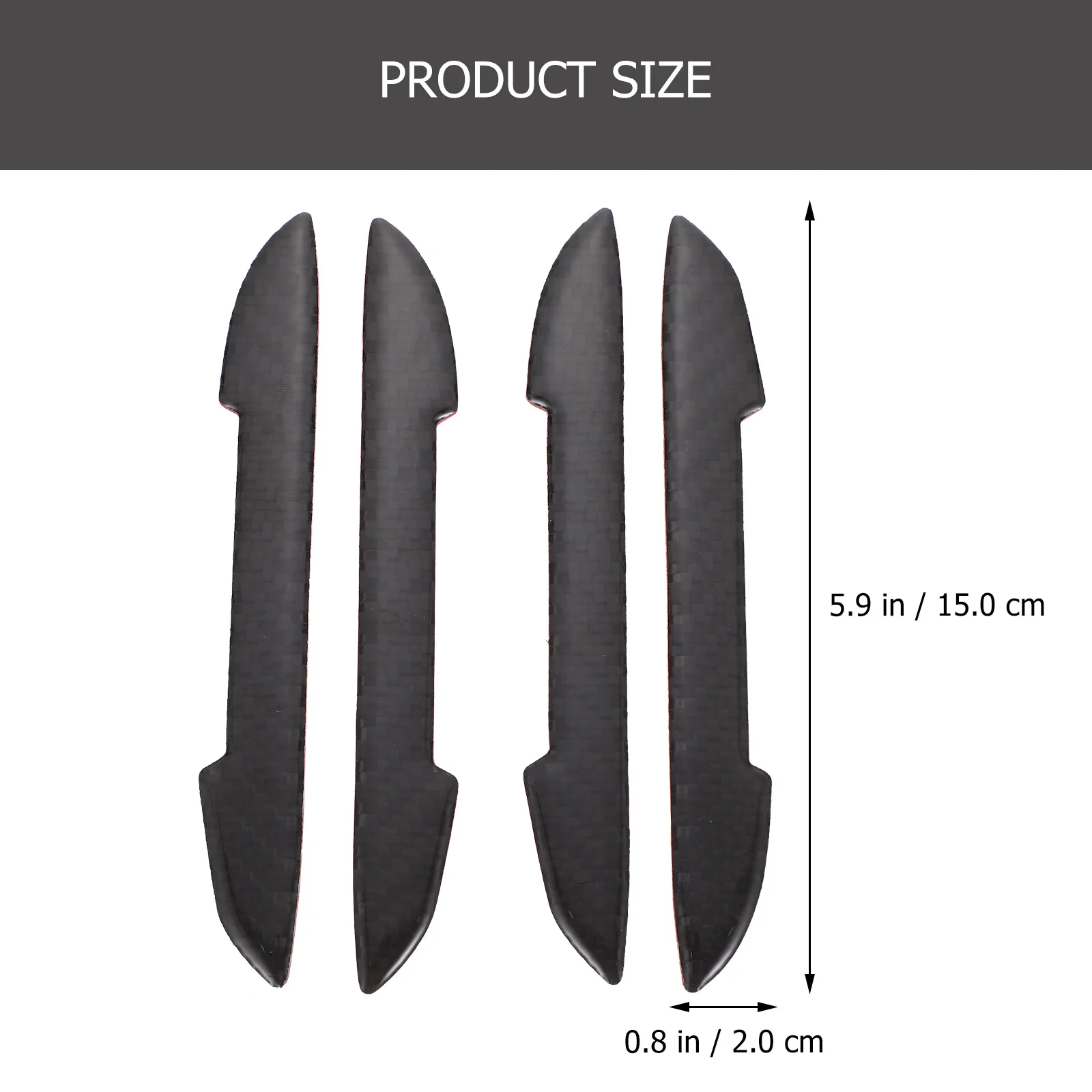 4Pcs Fahrzeug Tür Sill Aufkleber Auto Tür Schutz Anti Scratch Wasserdichte Auto Sill Streifen Auto Anti Kollision
