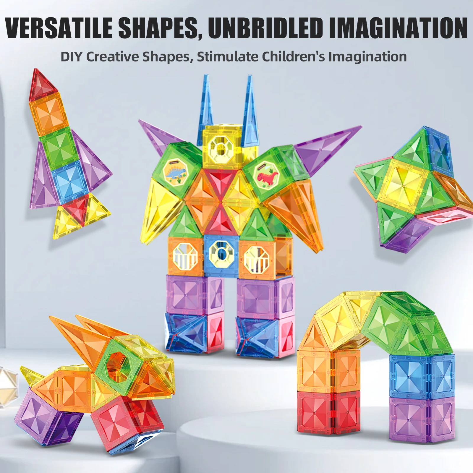 子供用磁気シートカラーウィンドウトラックビルディングブロック迷路磁気吸着組み立てパイプラインボールパズルおもちゃ