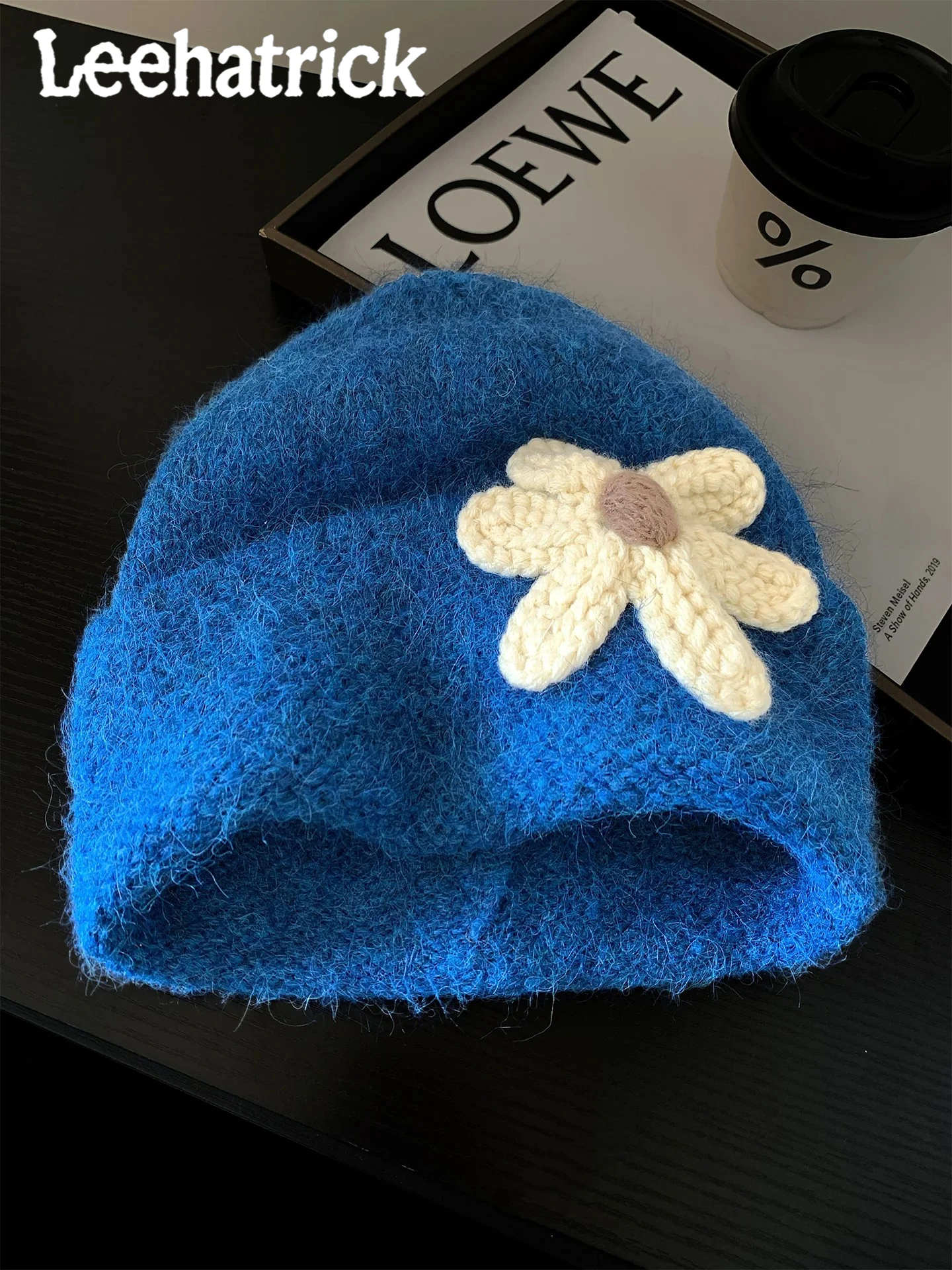 cappello-in-maglia-blu-caldo-da-donna-con-motivo-floreale-ideale-per-l'autunno-e-l'inverno-protegge-le-orecchie-e-spesso-pieghevole-con-cappuccio-rotondo-e-taglia-unica