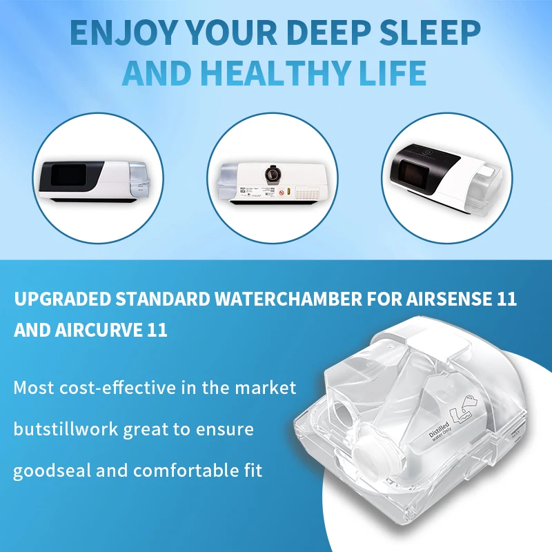 

Сменная водяная камера для Airsense 11, очищаемая водяная ванна с влажным воздухом, совместимая с разрешением