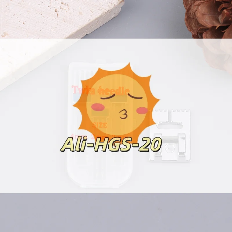 9-Groove Pintuck Foot + 3 إبر مزدوجة (2/3/4 مم) - مجموعة قدم الضغط في ماكينة الخياطة العالمية للاستخدام المنزلي #1