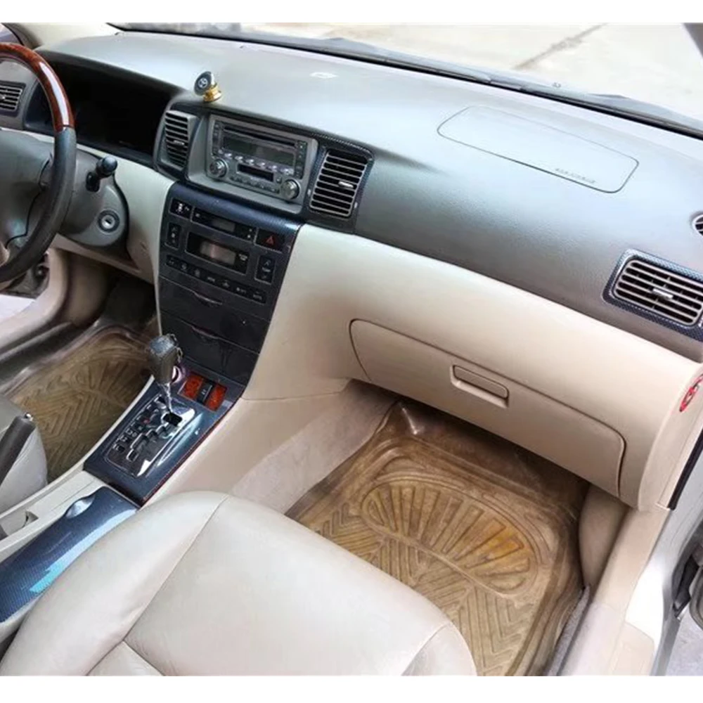 YAQUICKA For Toyota Corolla 2004-2006 LHD RHD Car Gear Shift Panel Frame Trim Styling Interior Auto Moldings
