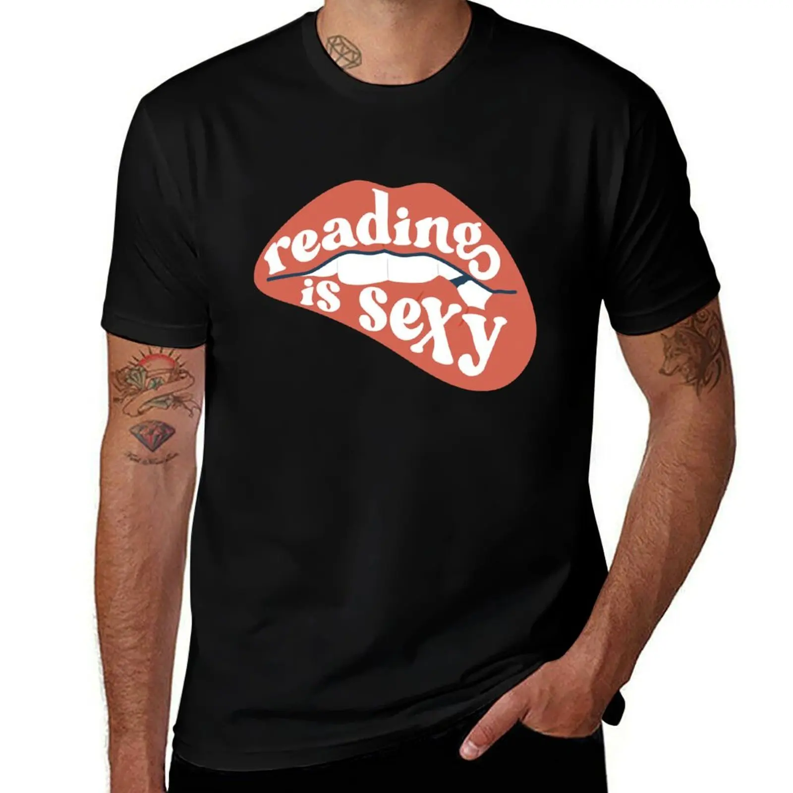 

reading is sexy T-Shirt custom t shirt football t essential custom mens funny shirts