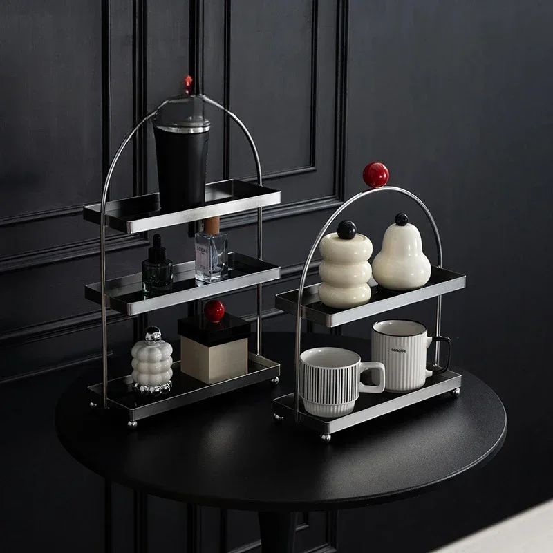 

Stainless steel tabletop rack