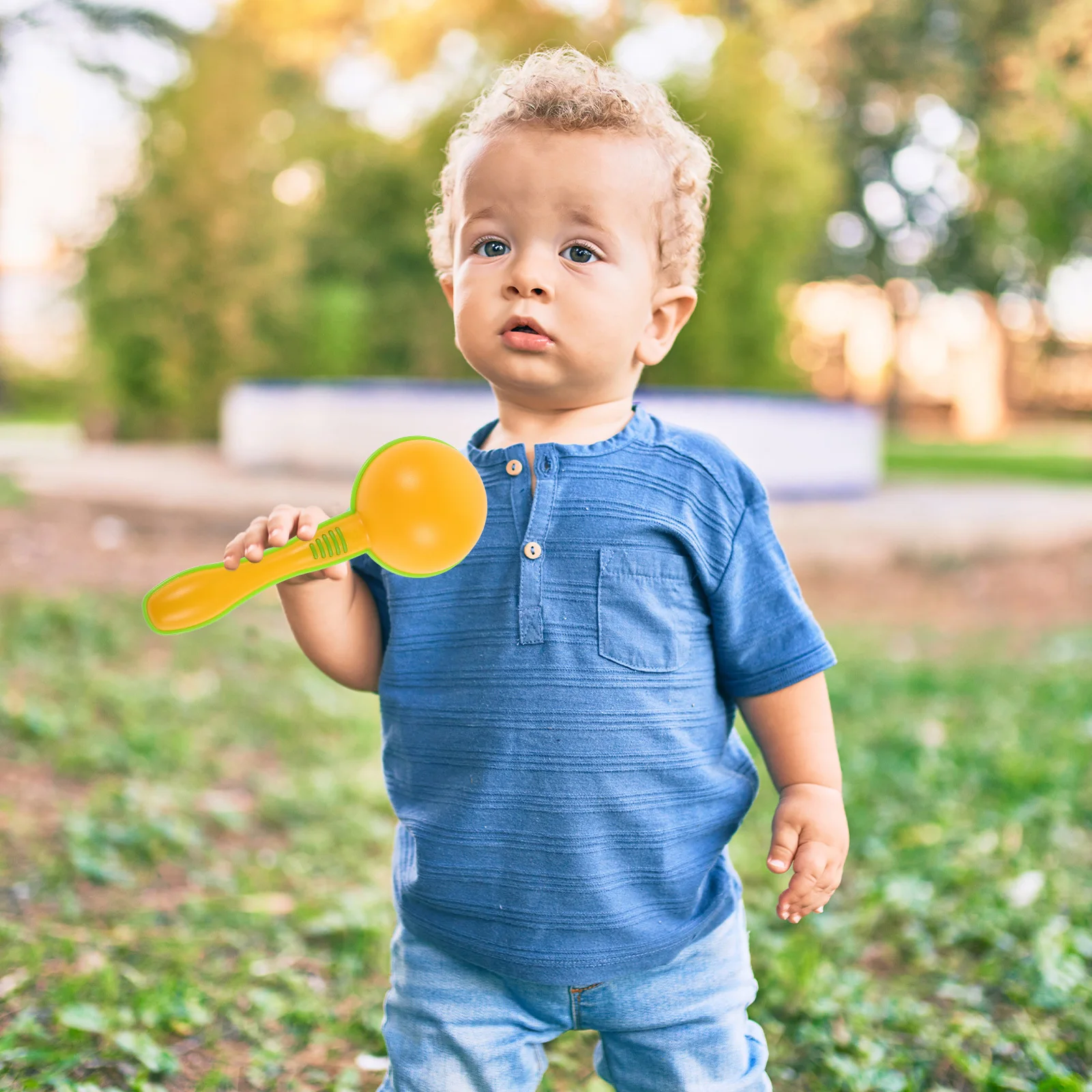 Maracas en plastique pour enfants, hochets pour bébés, bruiteur, Shakers musicaux pour tout-petits, Instruments de Percussion, ensemble de musique inspirés Orff, 4 pièces