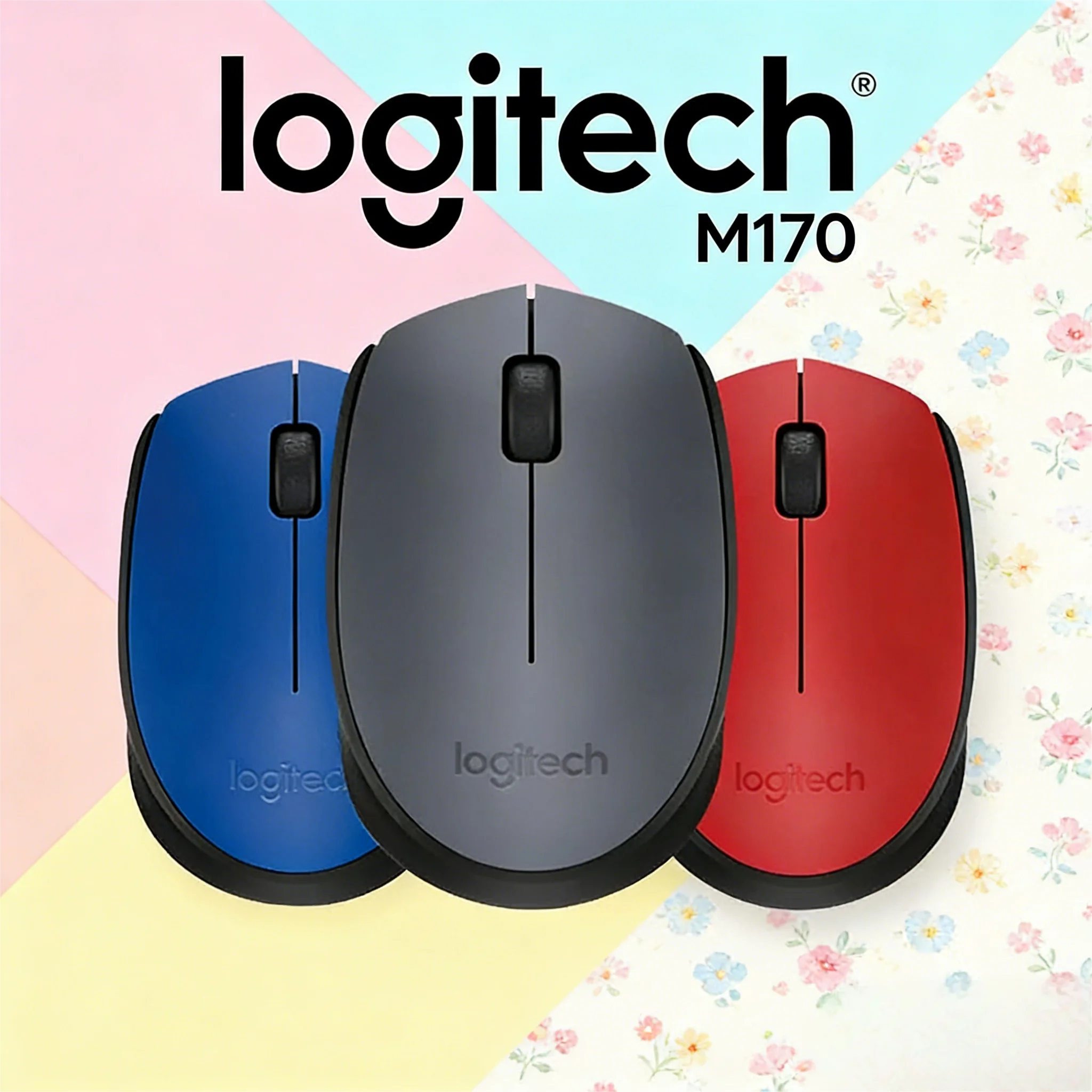 

Беспроводная мышь M170, противоскользящая, для игр и офиса Logitech для всех настольных компьютеров